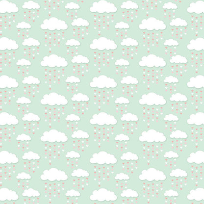 Papel Scrapbook Litoarte SBB-104 Chuva de Corações 30,5x30,5cm - Palácio da Arte