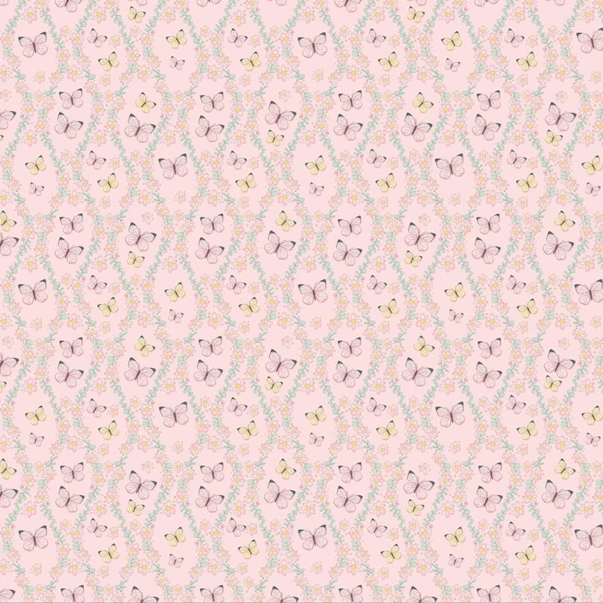 Papel Scrapbook Litoarte SBB-105 Borboletas 30,5x30,5cm - Palácio da Arte