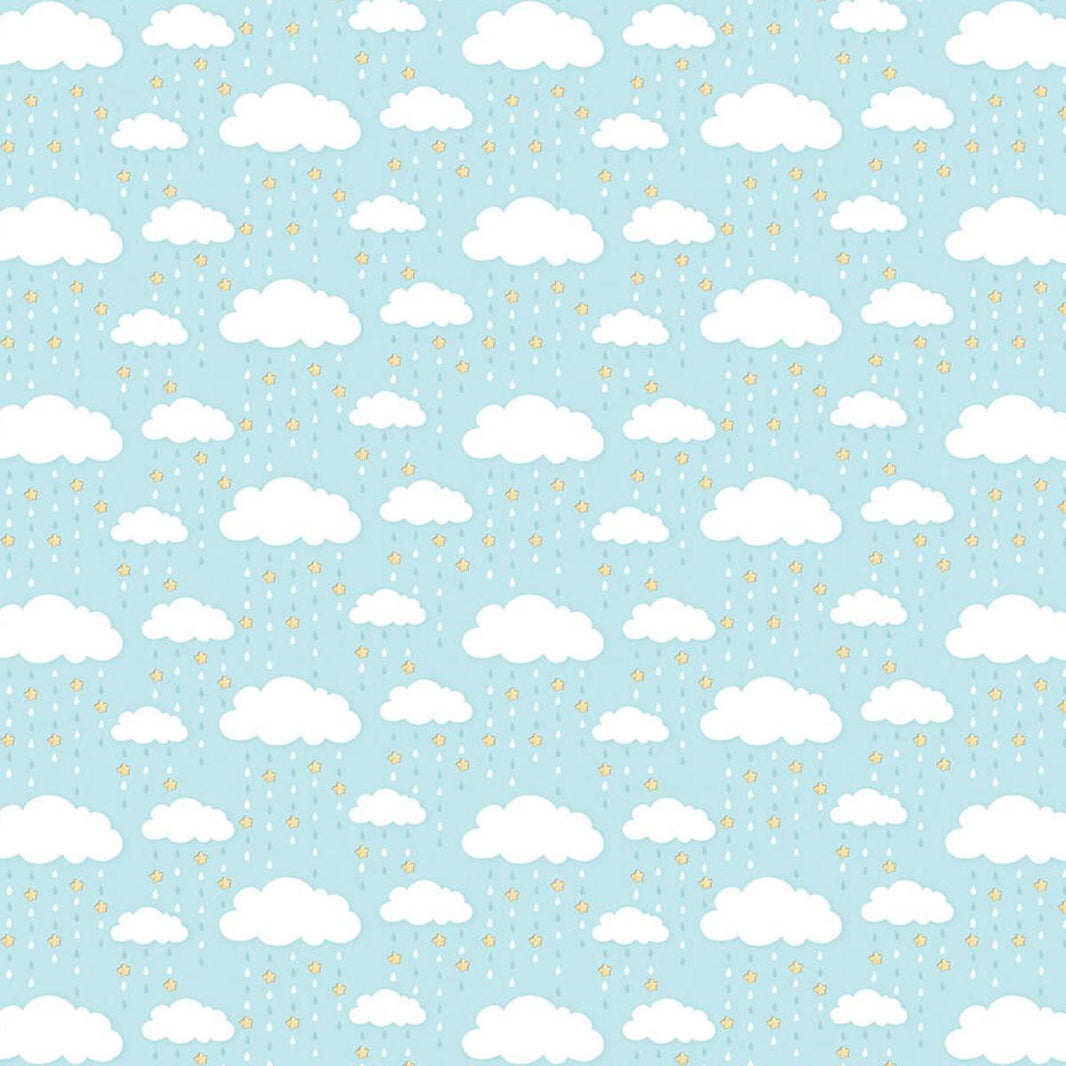 Papel Scrapbook Litoarte SBB-113 Chuva de Estrelas 30,5x30,5cm - Palácio da Arte