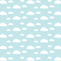 Papel Scrapbook Litoarte SBB-113 Chuva de Estrelas 30,5x30,5cm - Palácio da Arte