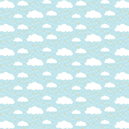 Papel Scrapbook Litoarte SBB-113 Chuva de Estrelas 30,5x30,5cm - Palácio da Arte
