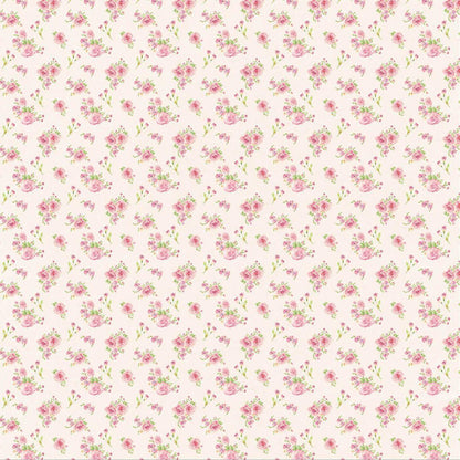 Papel Scrapbook Litoarte SBB-119 Ramos de Rosas 30,5x30,5cm - Palácio da Arte