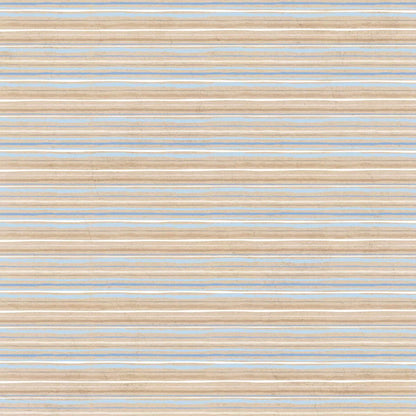 Papel Scrapbook Litoarte SBB-131 Listras Marrom e Azul 30,5x30,5cm - Palácio da Arte