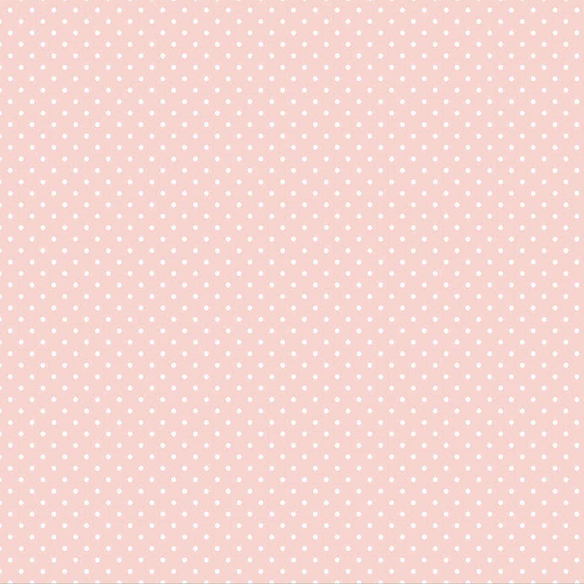 Papel Scrapbook Litoarte SBB-159 Poá Rose 30,5x30,5cm - Palácio da Arte
