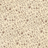 Papel Scrapbook Litoarte SBB-169 Estampa Café 30,5x30,5cm - Palácio da Arte