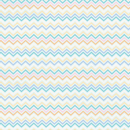 Papel Scrapbook Litoarte SBB-201 Chevron Colorido 30,5x30,5cm - Palácio da Arte