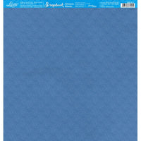 Papel Scrapbook Litoarte SBB-213 Textura Azul 30,5x30,5cm - Palácio da Arte