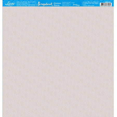 Papel Scrapbook Litoarte SBB-221 Textura Bege 30,5x30,5cm - Palácio da Arte