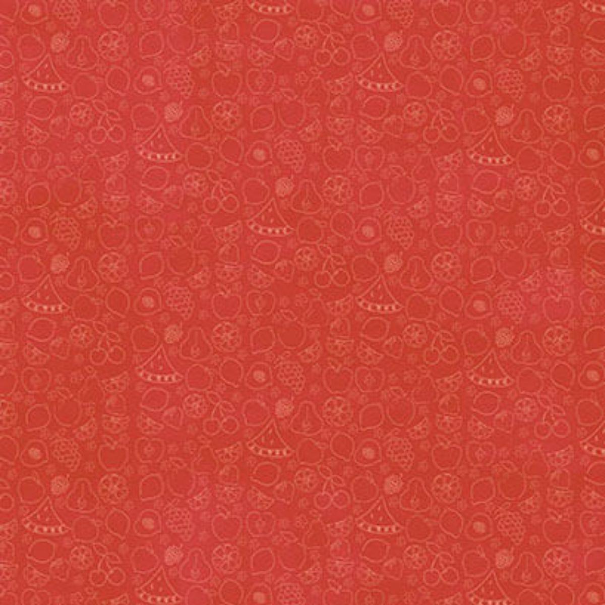 Papel Scrapbook Litoarte SD-0225 Tags Frutas 30,5x30,5cm - Palácio da Arte