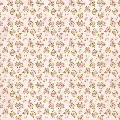 Papel Scrapbook Litoarte SD-0376 Gaiola e Rosas 30,5x30,5cm - Palácio da Arte