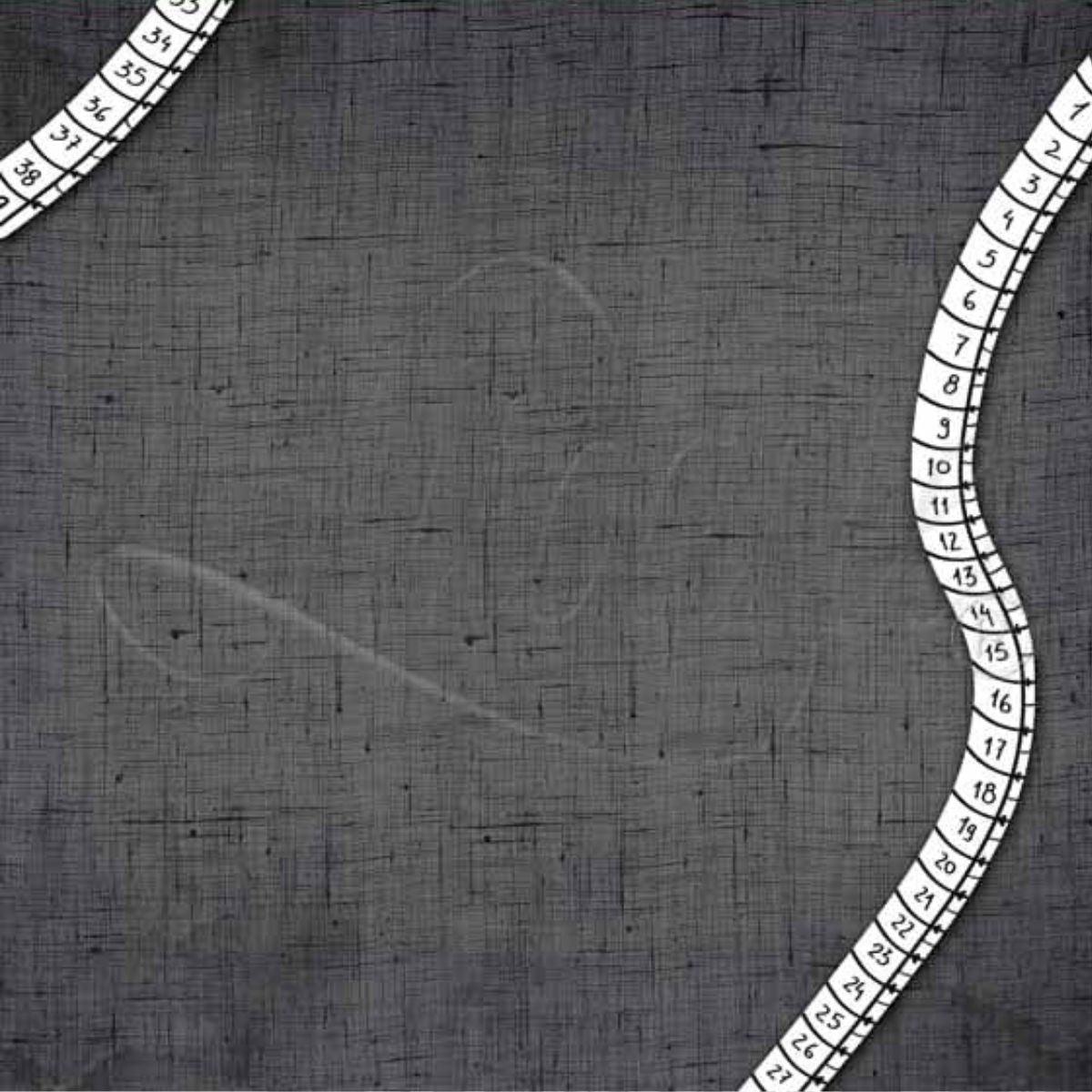 Papel Scrapbook Litoarte SD-038 Costura Preto 30,5x30,5cm - Palácio da Arte