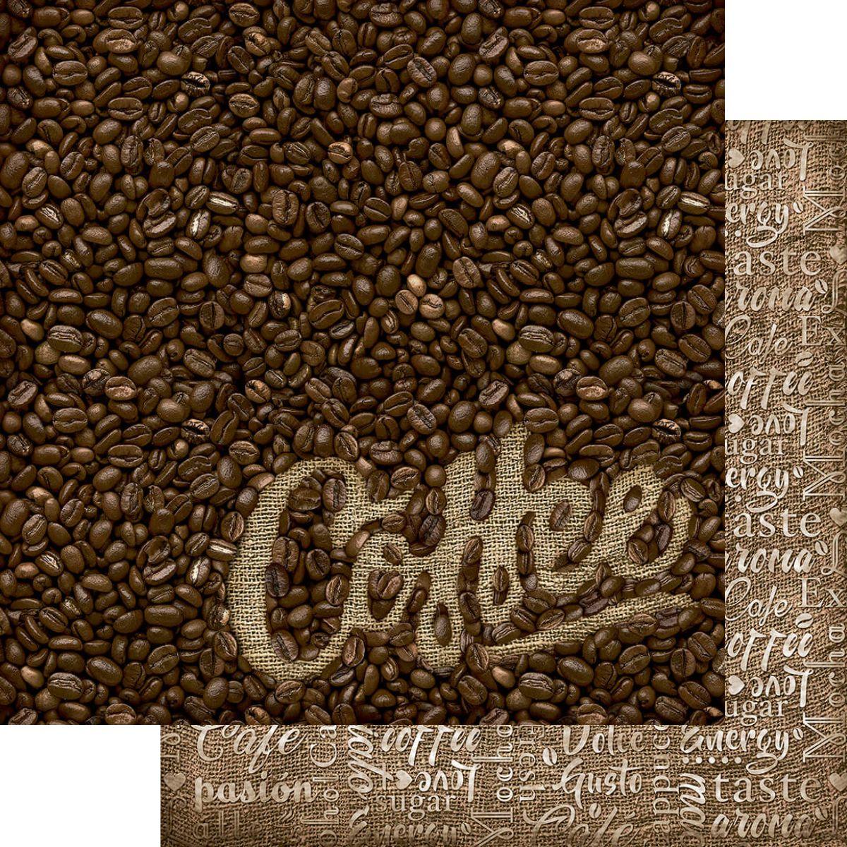 Papel Scrapbook Litoarte SD-0568 Café 30,5x30,5cm - Palácio da Arte