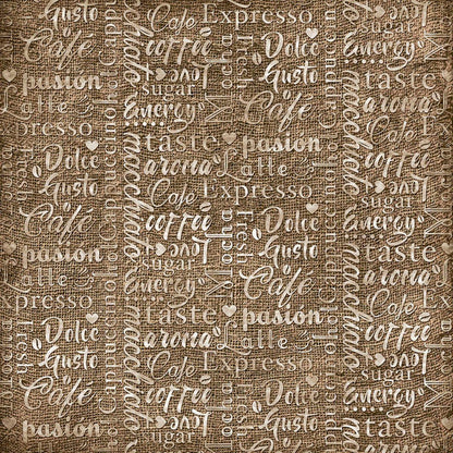 Papel Scrapbook Litoarte SD-0568 Café 30,5x30,5cm - Palácio da Arte