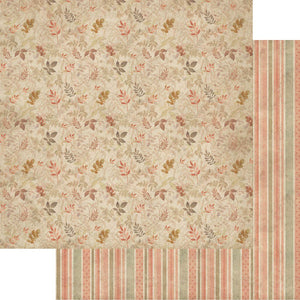 Papel Scrapbook Litoarte SD-0721 Vintage Estampa Orgânica de Folha 30,5x30,5cm - Palácio da Arte