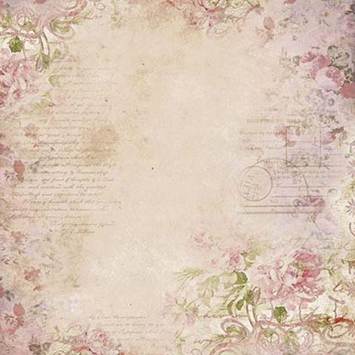 Papel Scrapbook Litoarte SD-0863 Casa de Passarinho e Flores 30,5x30,5cm - Palácio da Arte