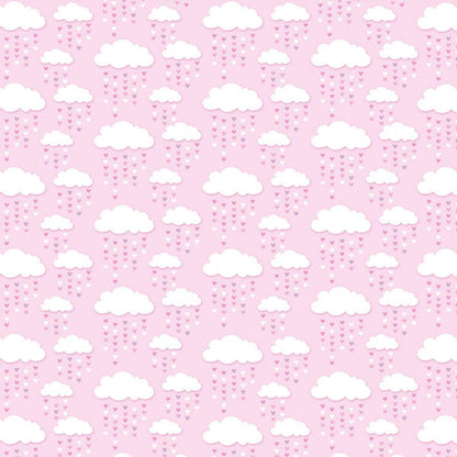 Papel Scrapbook Litoarte SD-0919 Nuvens Chuva de Corações 30,5x30,5cm - Palácio da Arte