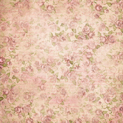 Papel Scrapbook Litoarte SD-0978 Rosas Vintage 30,5x30,5cm - Palácio da Arte