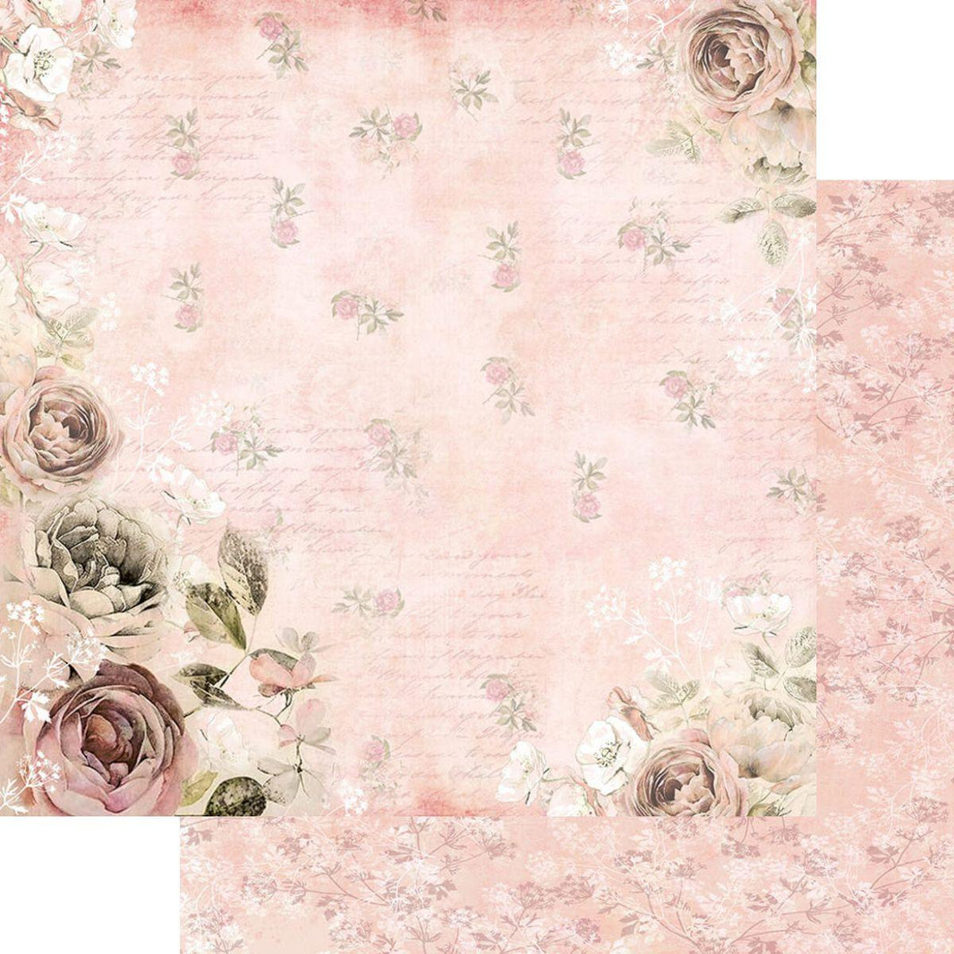 Papel Scrapbook Litoarte SD-1059 Rosas 30,5x30,5cm - Palácio da Arte