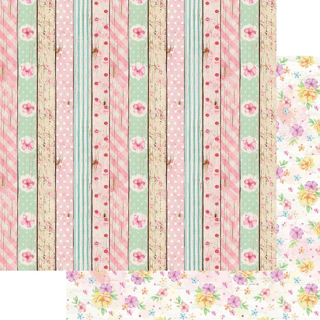 Papel Scrapbook Litoarte SD-1081 Madeira Colorida 30,5x30,5cm - Palácio da Arte