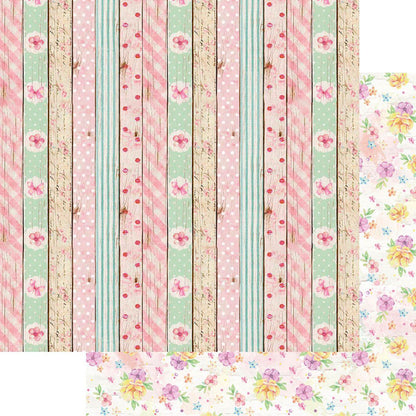 Papel Scrapbook Litoarte SD-1081 Madeira Colorida 30,5x30,5cm - Palácio da Arte