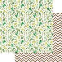 Papel Scrapbook Litoarte SD-1083 Galhos e Folhas 30,5x30,5cm - Palácio da Arte