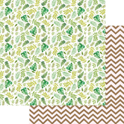 Papel Scrapbook Litoarte SD-1083 Galhos e Folhas 30,5x30,5cm - Palácio da Arte