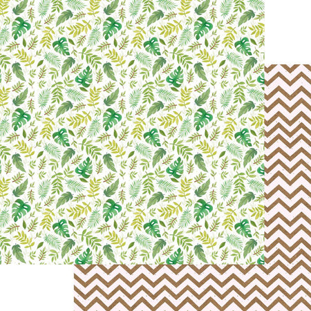 Papel Scrapbook Litoarte SD-1083 Galhos e Folhas 30,5x30,5cm - Palácio da Arte