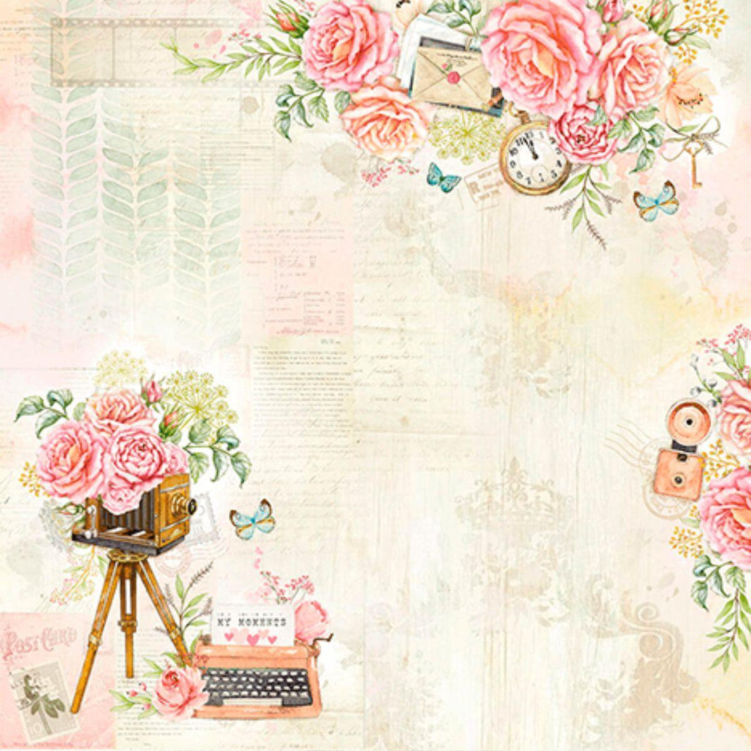 Papel Scrapbook Litoarte SD-1153 Bons Momentos 30,5x30,5cm - Palácio da Arte