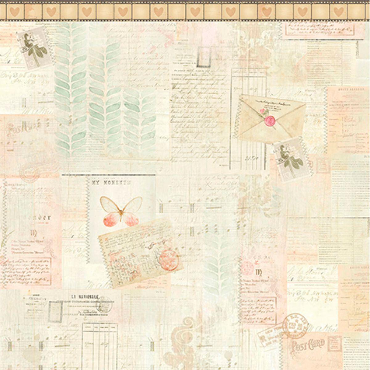 Papel Scrapbook Litoarte SD-1153 Bons Momentos 30,5x30,5cm - Palácio da Arte