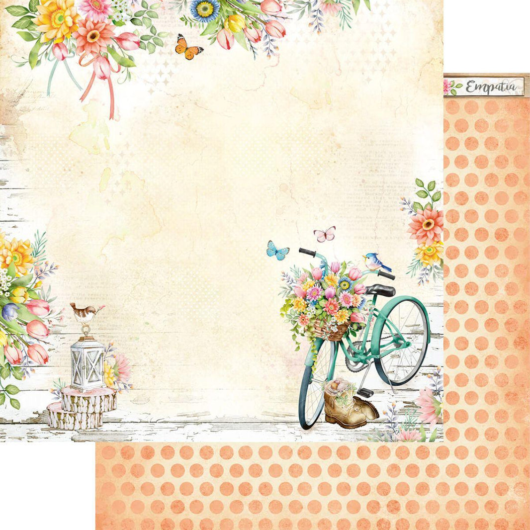 Papel Scrapbook Litoarte SD-1161 Jardim e Poás 30,5x30,5cm - Palácio da Arte