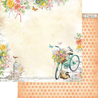 Papel Scrapbook Litoarte SD-1161 Jardim e Poás 30,5x30,5cm - Palácio da Arte