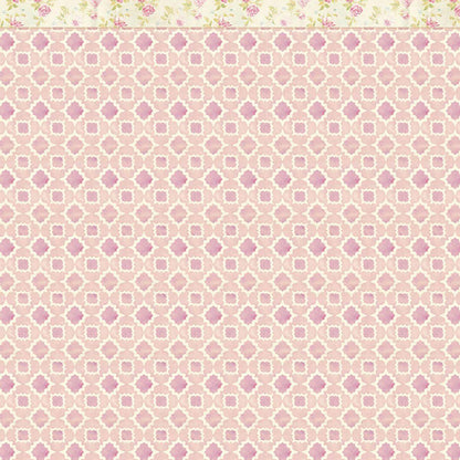 Papel Scrapbook Litoarte SD-1165 Flores Cantoneira 30,5x30,5cm - Palácio da Arte