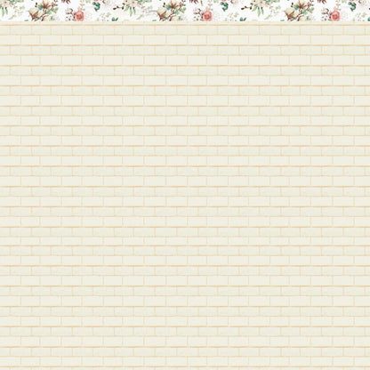 Papel Scrapbook Litoarte SD-1182 Tags Fazenda e Tijolos 30,5x30,5cm - Palácio da Arte