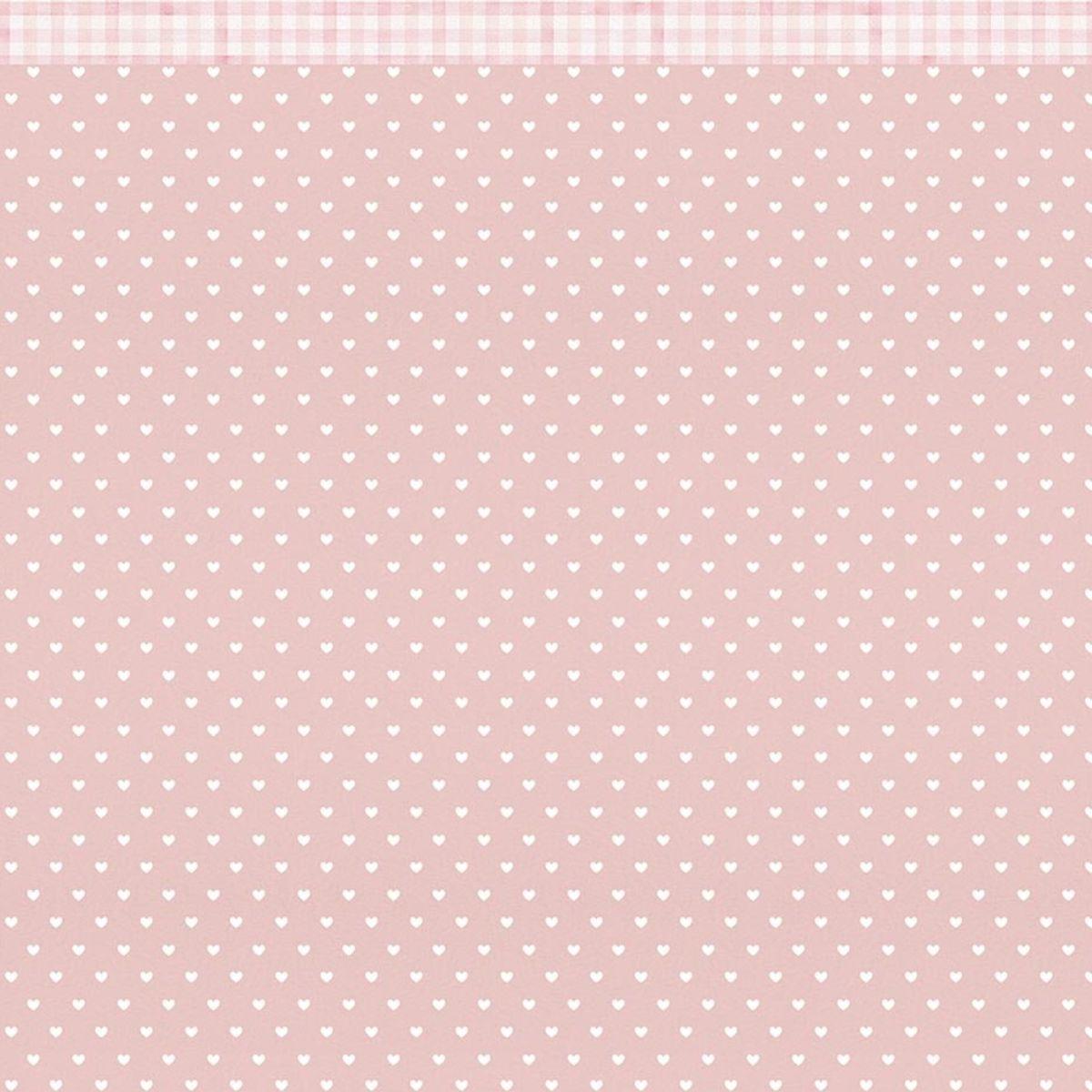 Papel Scrapbook Litoarte SD-1189 Flores e Poá 30,5x30,5cm - Palácio da Arte