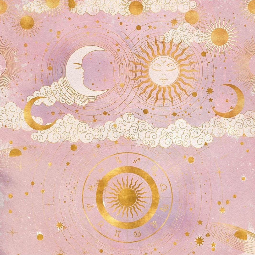 Papel Scrapbook Litoarte SD-1197 Sol e Lua 30,5x30,5cm - Palácio da Arte