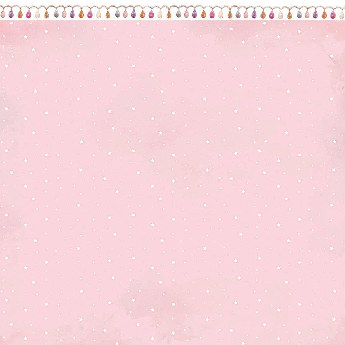 Papel Scrapbook Litoarte SD-1209 Cards Mesversário Menina 30,5x30,5cm - Palácio da Arte