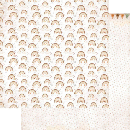 Papel Scrapbook Litoarte SD-1211 Arco-Íris 30,5x30,5cm - Palácio da Arte