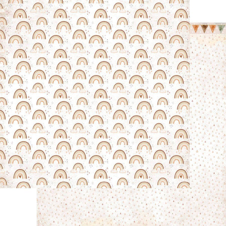 Papel Scrapbook Litoarte SD-1211 Arco-Íris 30,5x30,5cm - Palácio da Arte
