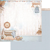 Papel Scrapbook Litoarte SD-1212 Estampa Bebê Menino 30,5x30,5cm - Palácio da Arte