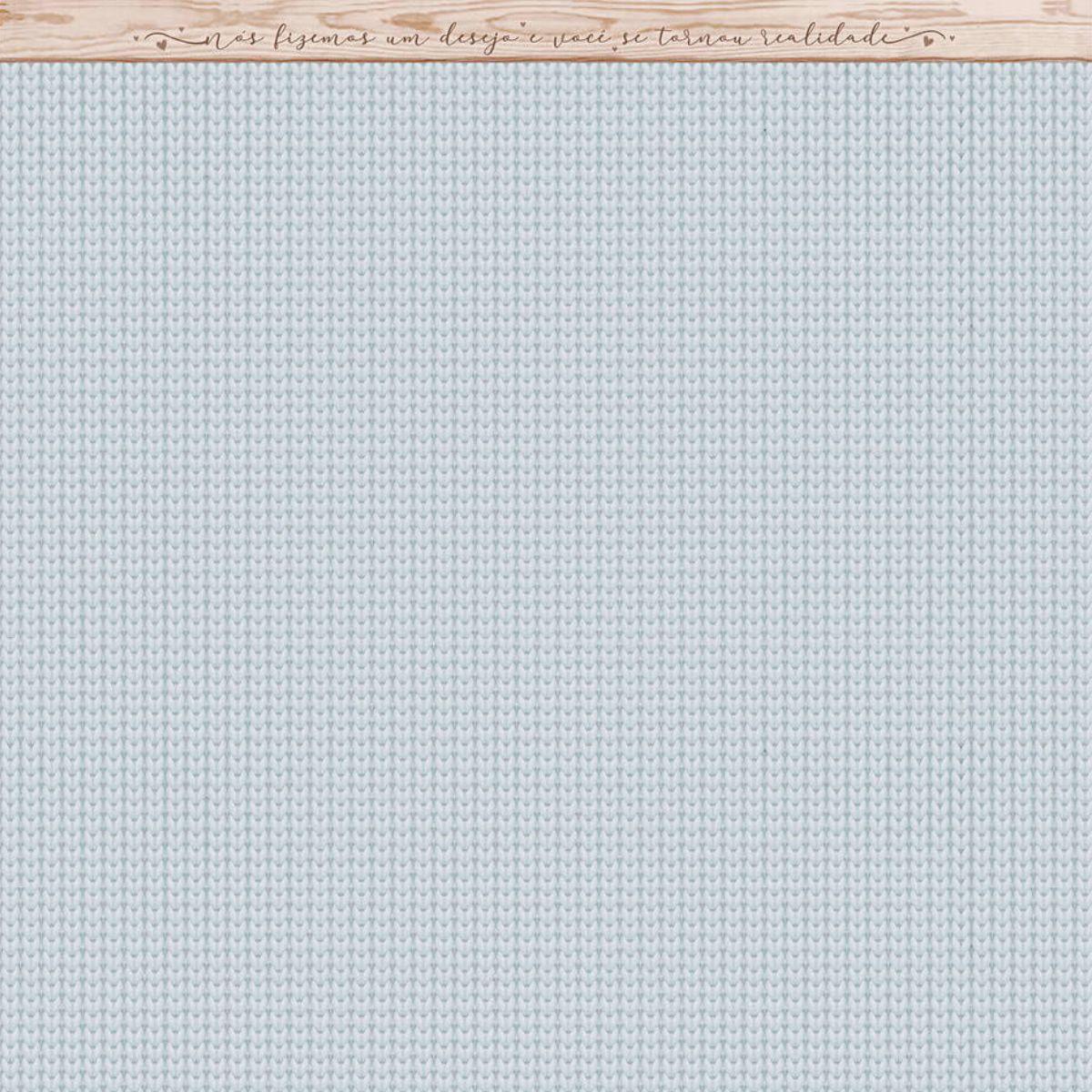 Papel Scrapbook Litoarte SD-1212 Estampa Bebê Menino 30,5x30,5cm - Palácio da Arte