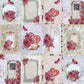 Papel Scrapbook Litoarte SD-1243 Red Roses Tags e Rosas 30,5x30,5cm - Palácio da Arte