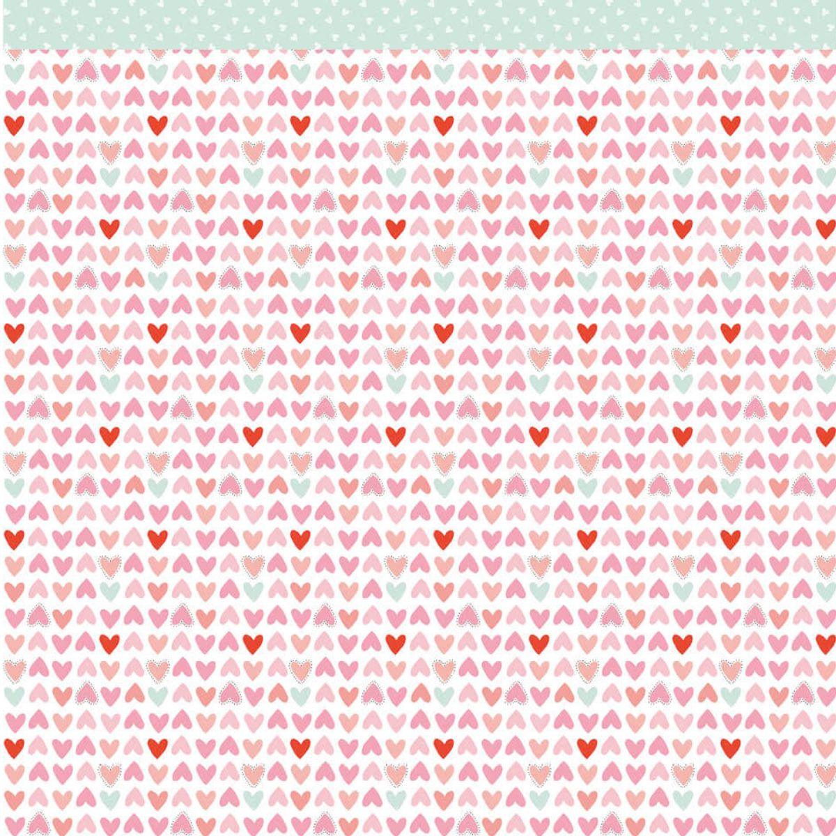 Papel Scrapbook Litoarte SD-1248 My Sunshine Elementos Love 30,5x30,5cm - Palácio da Arte
