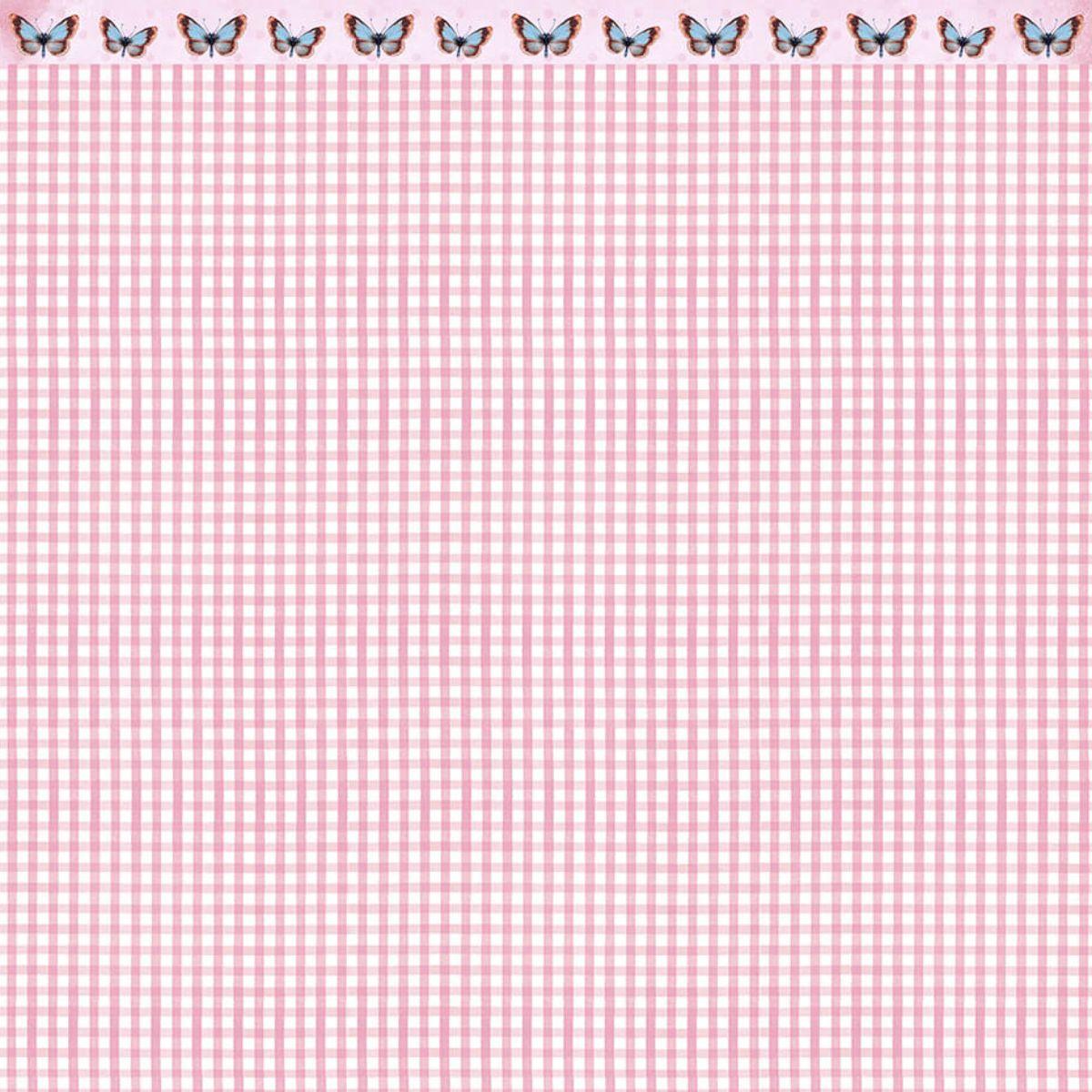 Papel Scrapbook Litoarte SD-1250 Flores do Campo 30,5x30,5cm - Palácio da Arte