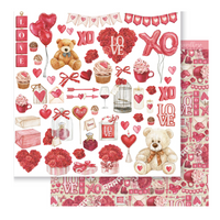 Papel Scrapbook Litoarte SD-1306 Amor Infinito 30,5x30,5cm - Palácio da Arte