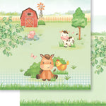 Papel Scrapbook Litoarte SD-1315 Doce Fazendinha 30,5x30,5cm - Palácio da Arte