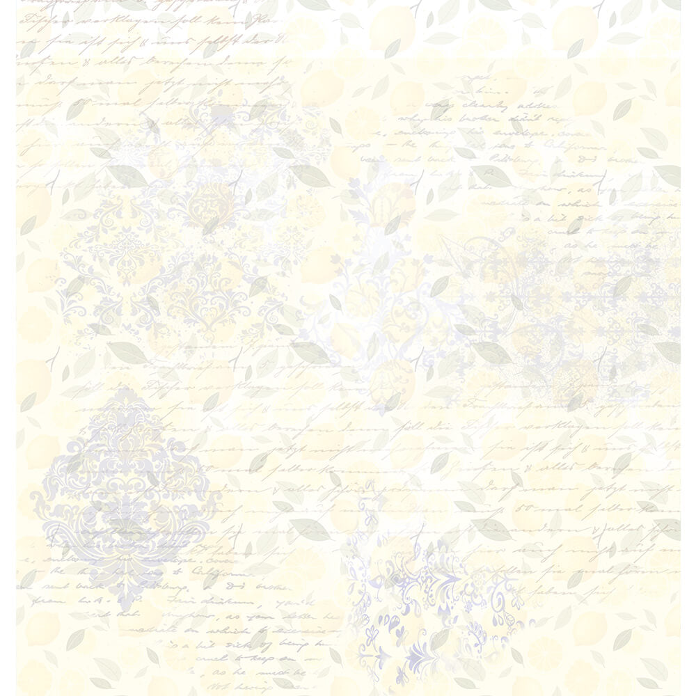 Papel Scrapbook Litoarte SD-1319 Dama com Limões 30,5x30,5cm - Palácio da Arte