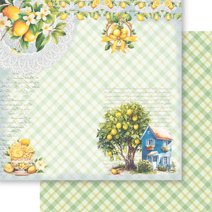 Papel Scrapbook Litoarte SD-1322 Limões II 30,5x30,5cm - Palácio da Arte
