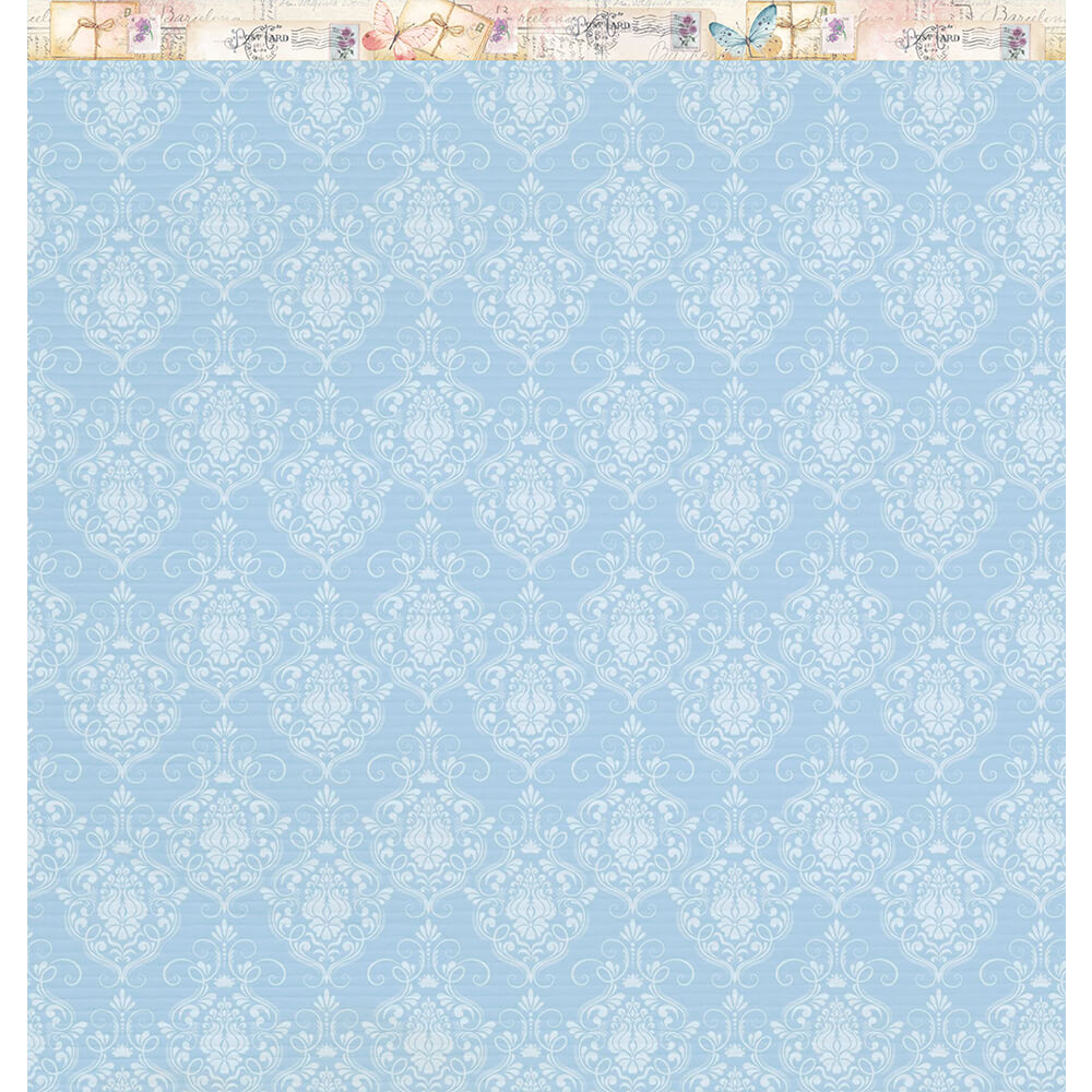 Papel Scrapbook Litoarte SD1-103 Amor com Arte Casa e Flores 30,5x30,5cm - Palácio da Arte