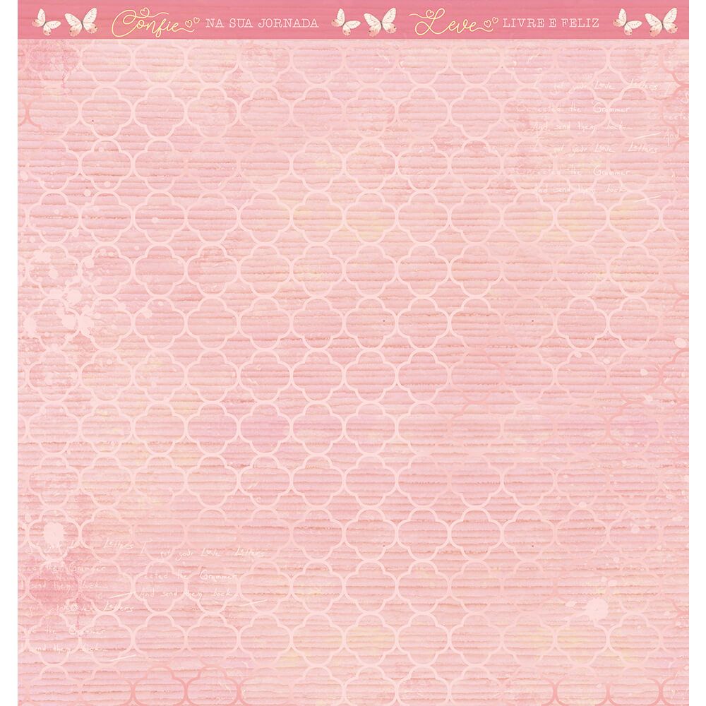 Papel Scrapbook Litoarte SD1-104 Amor com Arte Rosas 30,5x30,5cm - Palácio da Arte