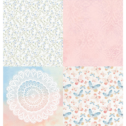 Papel Scrapbook Litoarte SD1-106 Amor com Arte Elementos 30,5x30,5cm - Palácio da Arte